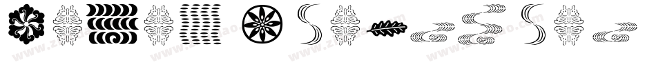Seven Treasures Ornmnt ITC字体转换
